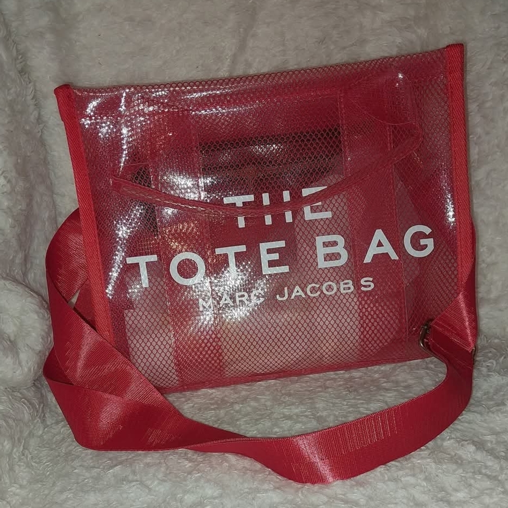 Marc Jacobs Red Crossbody Tote Bag